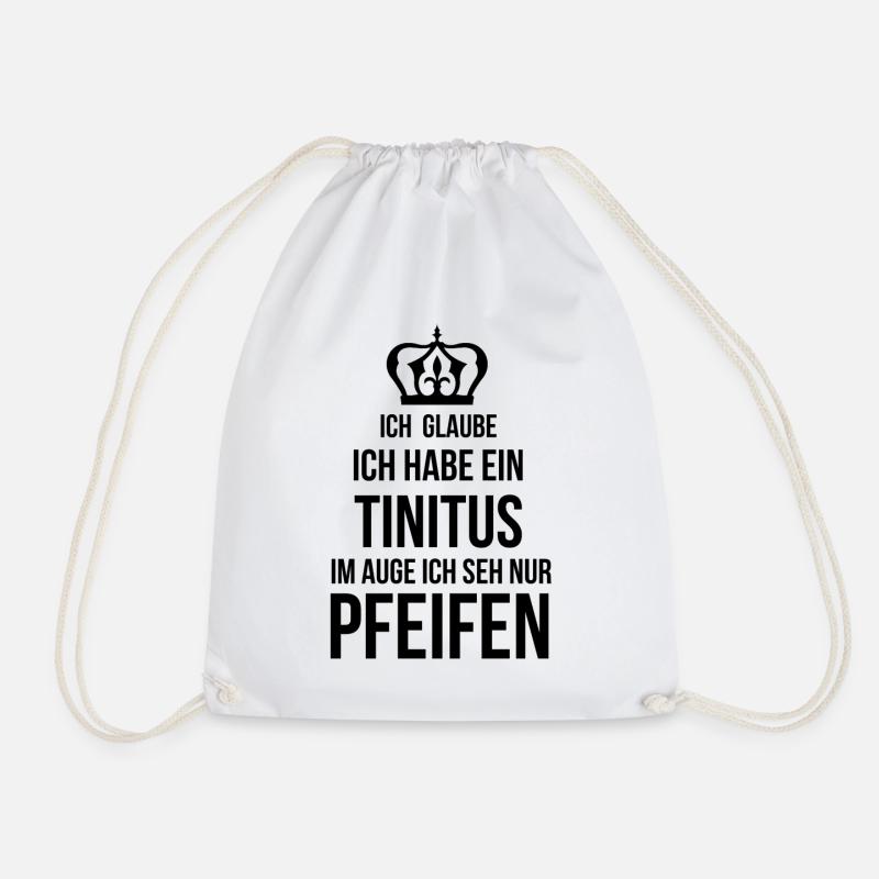 Lustige Sprüche - Turnbeutel - Weiß