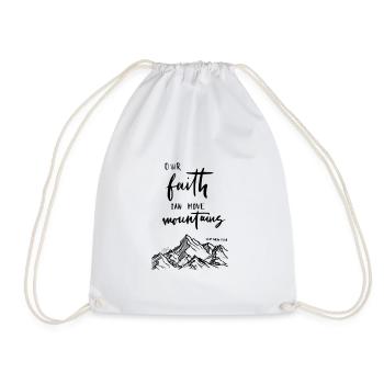 Christian Bible Verses - Drawstring Bag - white - Front