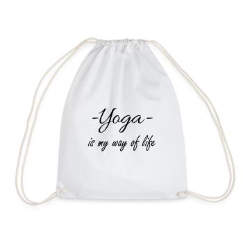 yoga - Sac de sport léger - blanc - Devant