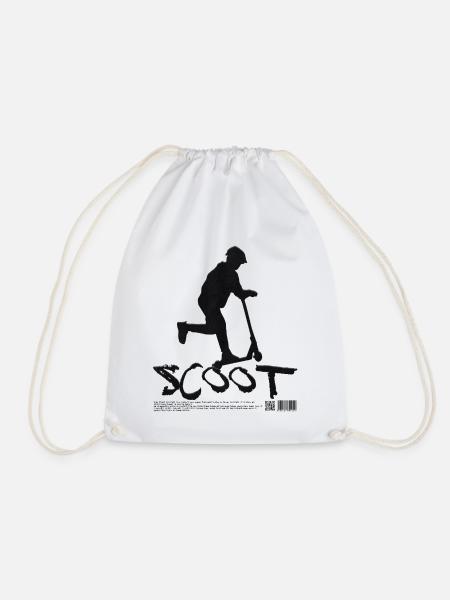 Kickscooter Freestyle Scooting - Turnbeutel - Weiß