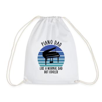 Papa piano - Sac de sport léger - blanc - Devant