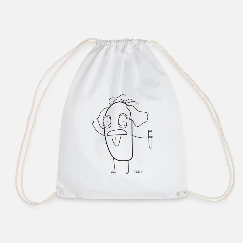 Chillions Albert - Drawstring Bag - white