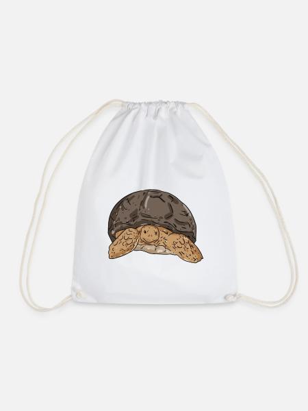 Schildkröte - Turnbeutel - Weiß