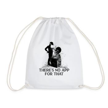 Woodturning Woodworking Woodturner Wood - Drawstring Bag - white - Front