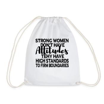 Cadeau féministe féministe féministe - Sac de sport léger - blanc - Devant