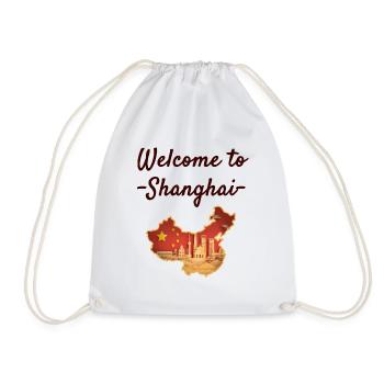 Shanghai - Turnbeutel - Weiß - Vorne