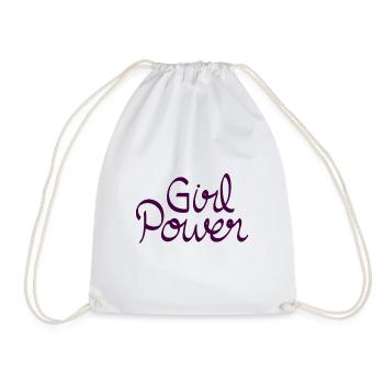 girl power - Turnbeutel - Weiß - Vorne