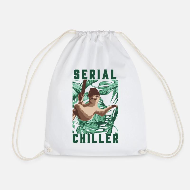 Refroidisseur en série Sloth - Sac de sport léger - blanc