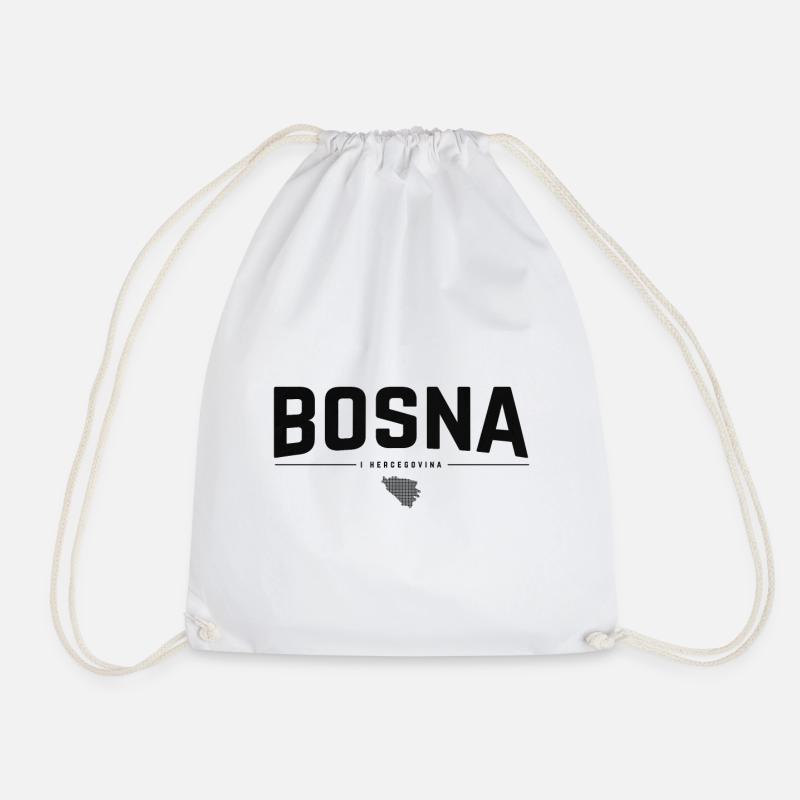 Bosna i Hercegovina - Turnbeutel - Weiß