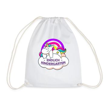 Kindergartenkind 2021 Geschenk Kindergarten Start - Turnbeutel - Weiß - Vorne