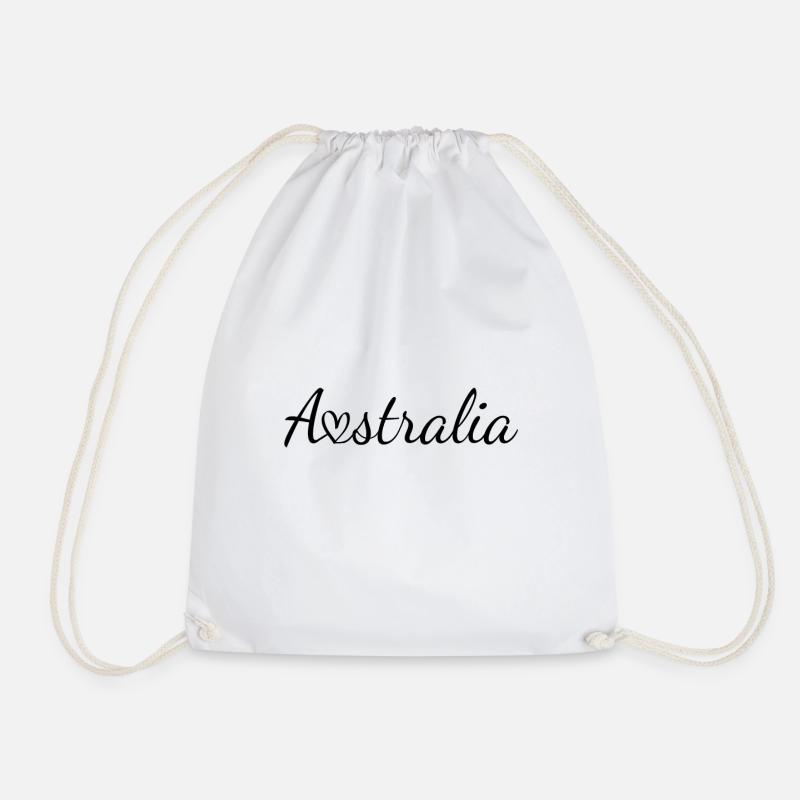 Australien - Turnbeutel - Weiß