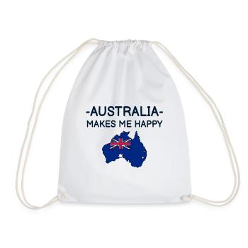 Australie - Sac de sport léger - blanc - Devant