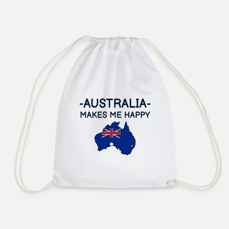 Australien - Turnbeutel - Weiß