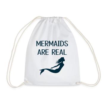 Mermaids - Drawstring Bag - white - Front