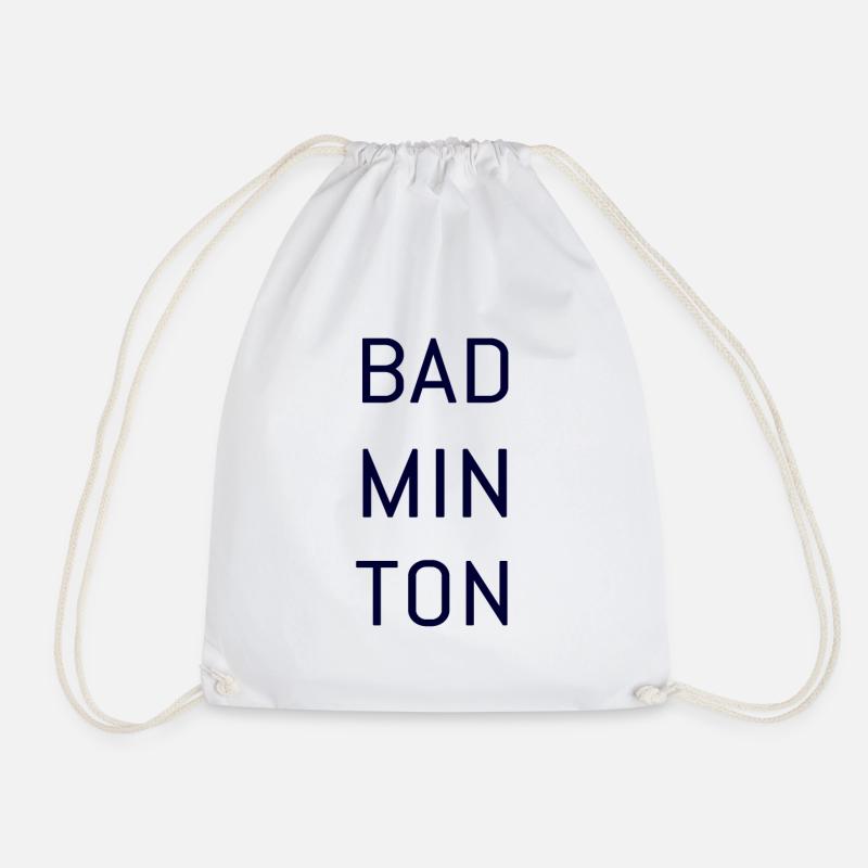 Badminton - Turnbeutel - Weiß