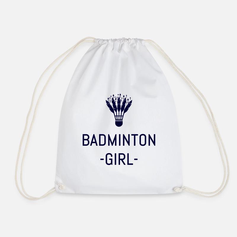 Badminton - Turnbeutel - Weiß