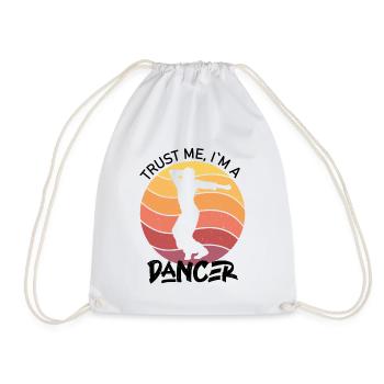 trust me i am a dancer - Turnbeutel - Weiß - Vorne