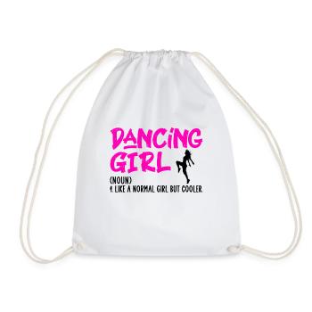 Dancing girl - Turnbeutel - Weiß - Vorne