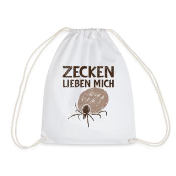 Jardinier Jardinier Forestier Forestier Travailleur forestier Tiques - Sac de sport léger - blanc - Devant