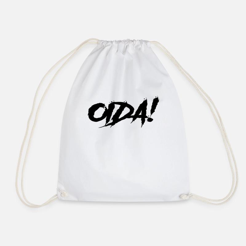 Oida! Bayrisch Witz Spruch - Turnbeutel - Weiß