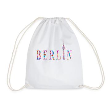 Berlin T-Shirt - Berlin Fernsehturm Shirt - I Love - Sac de sport léger - blanc - Devant