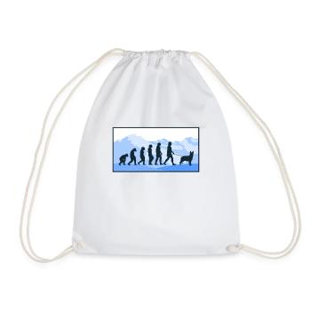 Cadeau de renard de l’évolution de l’évolution - Sac de sport léger - blanc - Devant