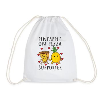 Pizza Hawaï Ananas Pizza Manger - Sac de sport léger - blanc - Devant