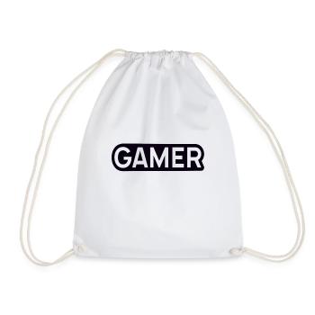 Gaming - Turnbeutel - Weiß - Vorne