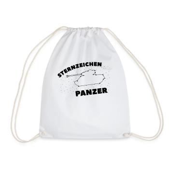 Militär Panzerfahrer Panzer Kampfpanzer Geschenk - Turnbeutel - Weiß - Vorne