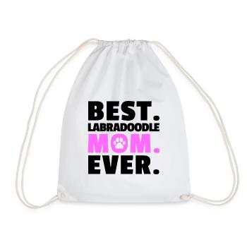 Meilleur Labradoodle Mama Cadeau Retriever - Sac de sport léger - blanc - Devant