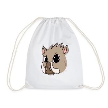 Sanglier - Sac de sport léger - blanc - Devant