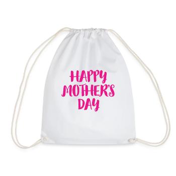Mother's Day, Mother's Day, Mother's Day, Mother's - Drawstring Bag - white - Front