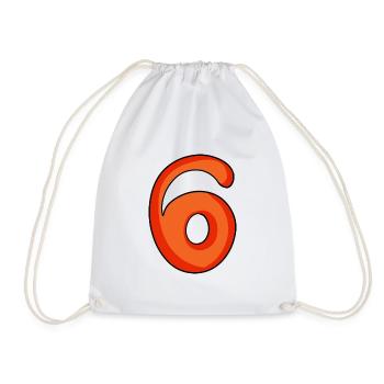 Numéro 6 - Sac de sport léger - blanc - Devant