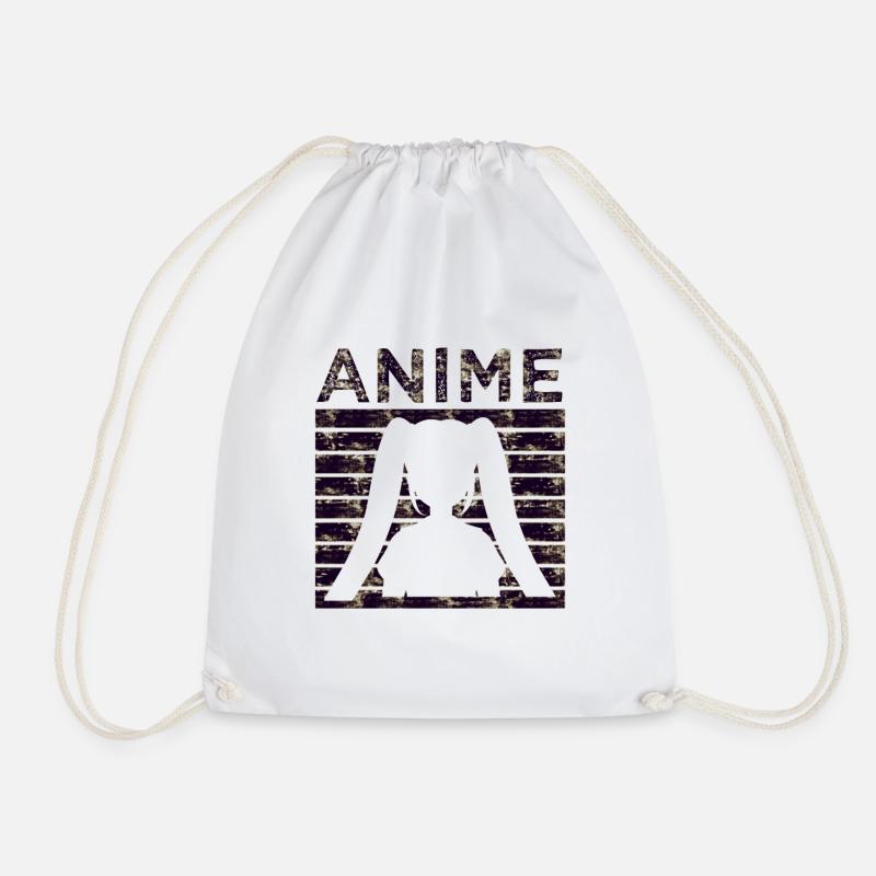 Anime Geschenk - Turnbeutel - Weiß