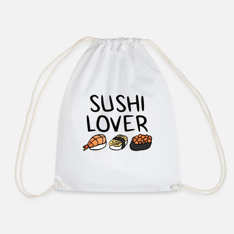 Sushi - Turnbeutel - Weiß