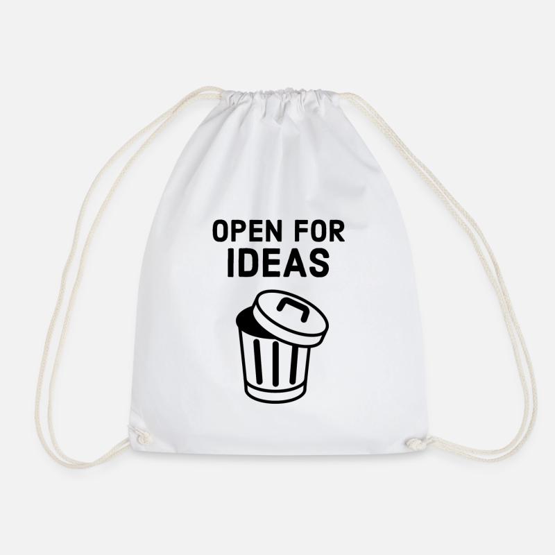 Funny, Funny, Funny, Funny, Funny, Funny, Funny - Drawstring Bag - white