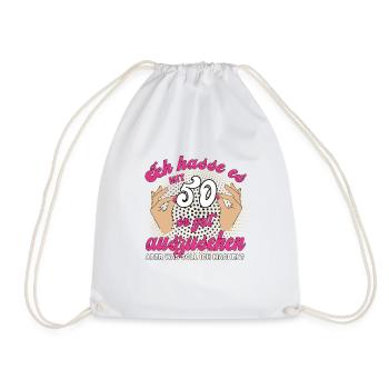 Jahrgang 1976 Vintage 50. Geburtstag Retro Damen - Turnbeutel - Weiß - Vorne