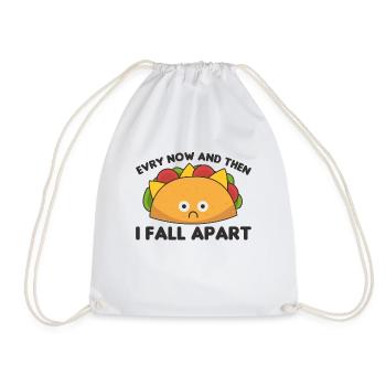 Taco Every now & then I fall apart Cinco - Sac de sport léger - blanc - Devant