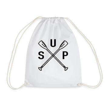 SUP Paddel - Stand Up Paddle Board SUP Board - Drawstring Bag - white - Front