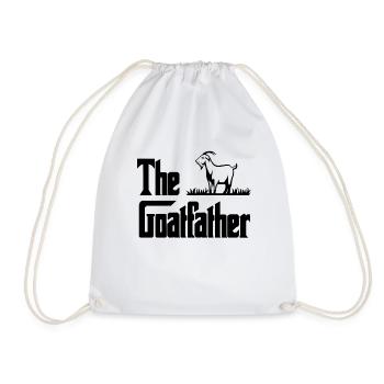 Papa de chèvre - Sac de sport léger - blanc - Devant