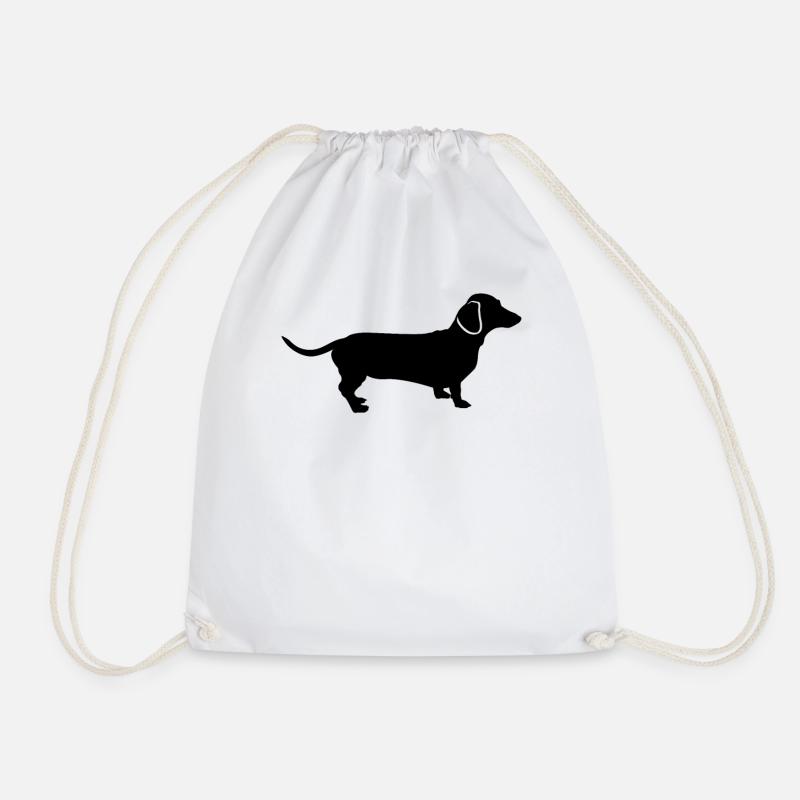Teckel chien teckel chien chien teckel chiot cadeau - Sac de sport léger - blanc