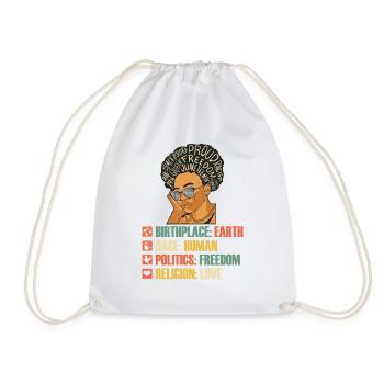 Vintage Juneteenth Femmes Noires American Pride - Sac de sport léger - blanc - Devant