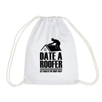 Date Roofer Obtenir Le Vrai Clou - Sac de sport léger - blanc - Devant