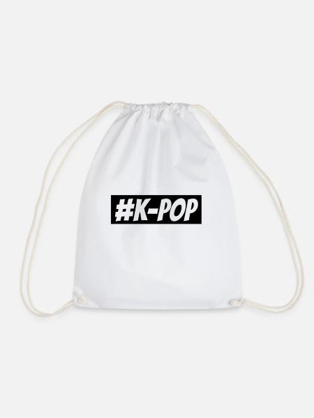 #K-POP - Turnbeutel - Weiß