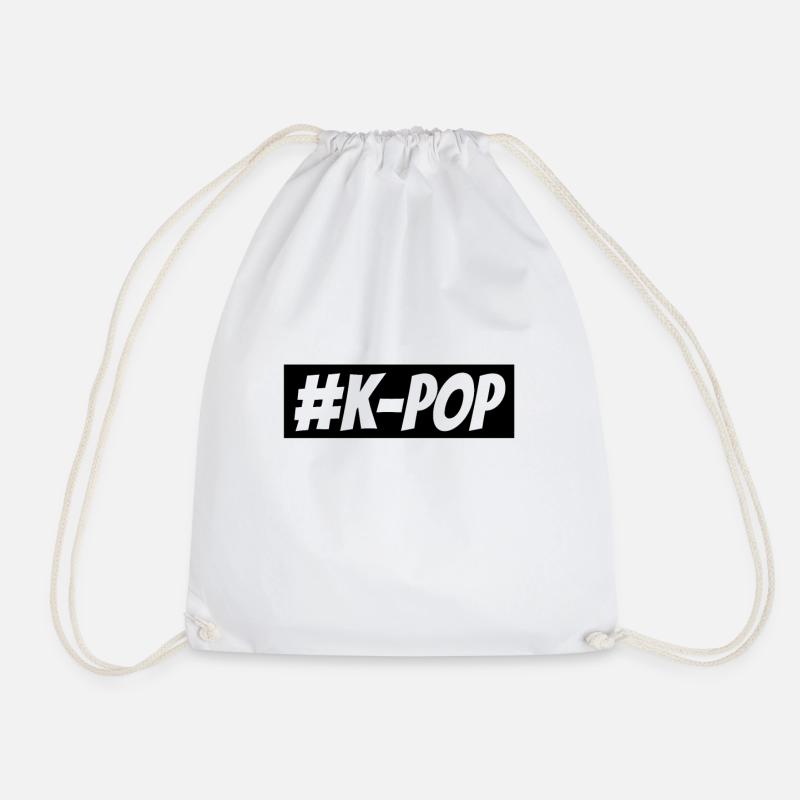 #K-POP - Turnbeutel - Weiß