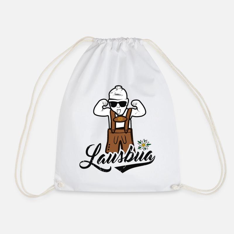 Lausbua - Turnbeutel - Weiß