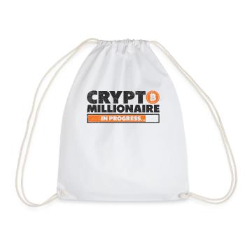 Bitcoin Miner Kryptowährung Bitcoin Mining Miner - Turnbeutel - Weiß - Vorne