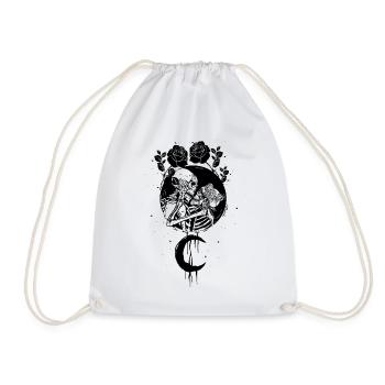 Occult Moonrose Witchcraft Witch Couples Occult - Drawstring Bag - white - Front