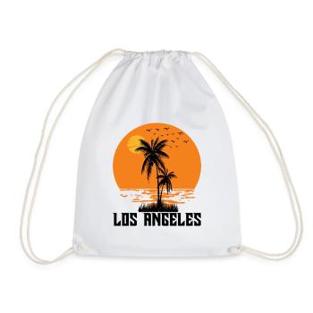 Los Angeles - Turnbeutel - Weiß - Vorne