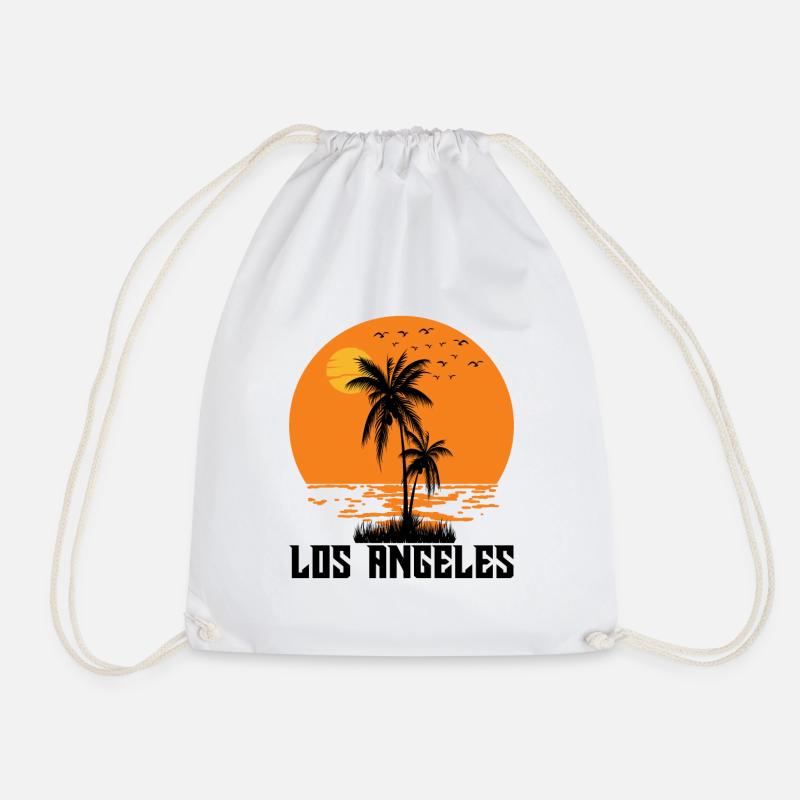 Los Angeles - Turnbeutel - Weiß